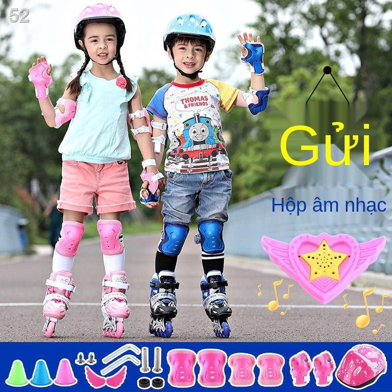 [Giao hàng bình thường] Bộ đồ trượt patin trẻ em nam và nữ 3-5-7-9-12 tuổiF