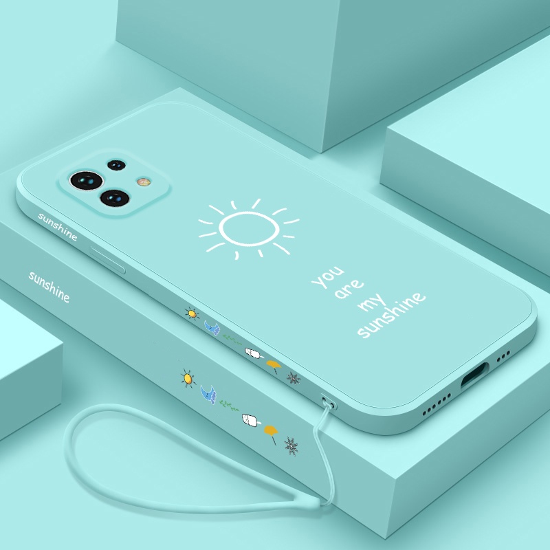 Ốp Điện Thoại Silicon Họa Tiết Mặt Trời Cho xiaomi mi 11 lite xiaomi 11t xiaomi 11 lite 5g ne xiaomi 11t pro Chống Sốc