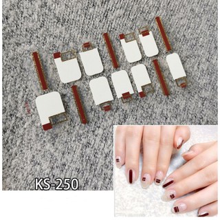 {HCM CÓ SẴN} BỘ 14 MIẾNG DÁN MÓNG TAY 3D SIÊU KUTE