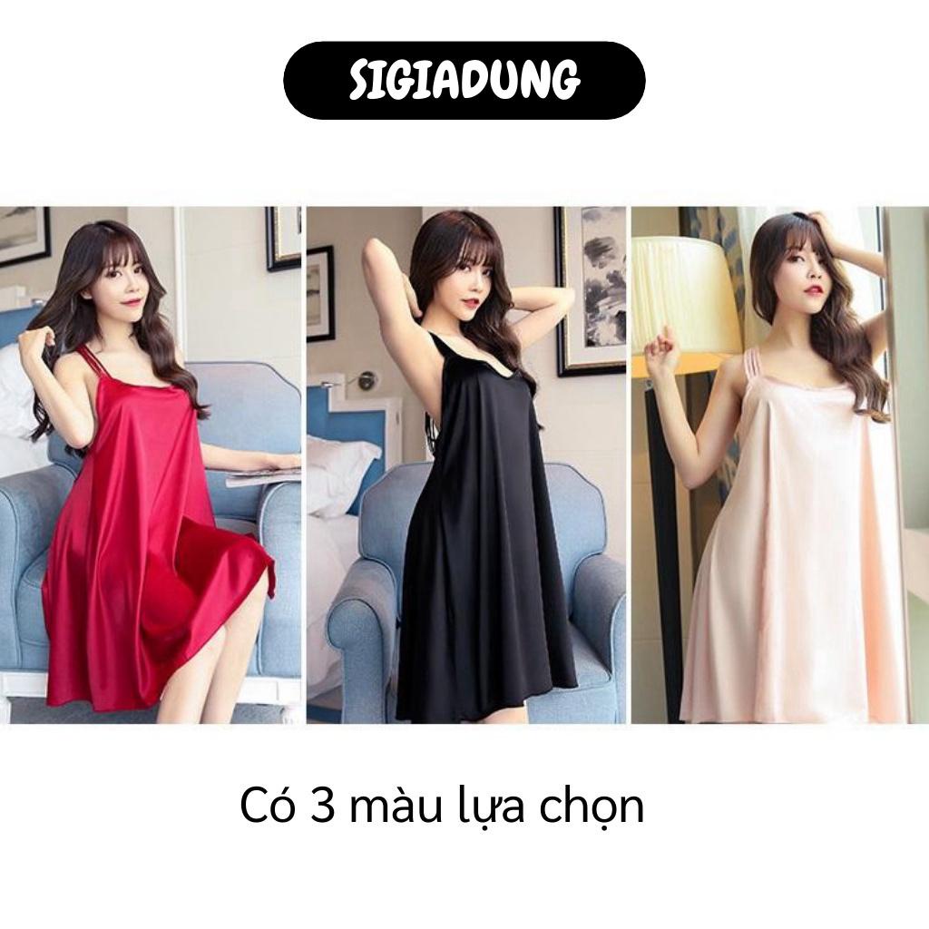 [SGD] Váy Ngủ - Đầm Ngủ Phi Bóng Lưng Dây Cánh Quạt Gợi Cảm, Vải Mát, Mịn 6222