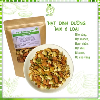 Hạt mix 6 loại hạt cao cấp loại 1 BONUTS, hạt dinh dưỡng cao cấp siêu ngon
