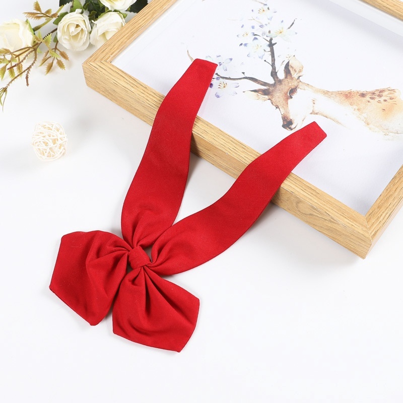 1 nơ đồng phục thủy thủ màu trơn phong cách Nhật Bản cho nữ