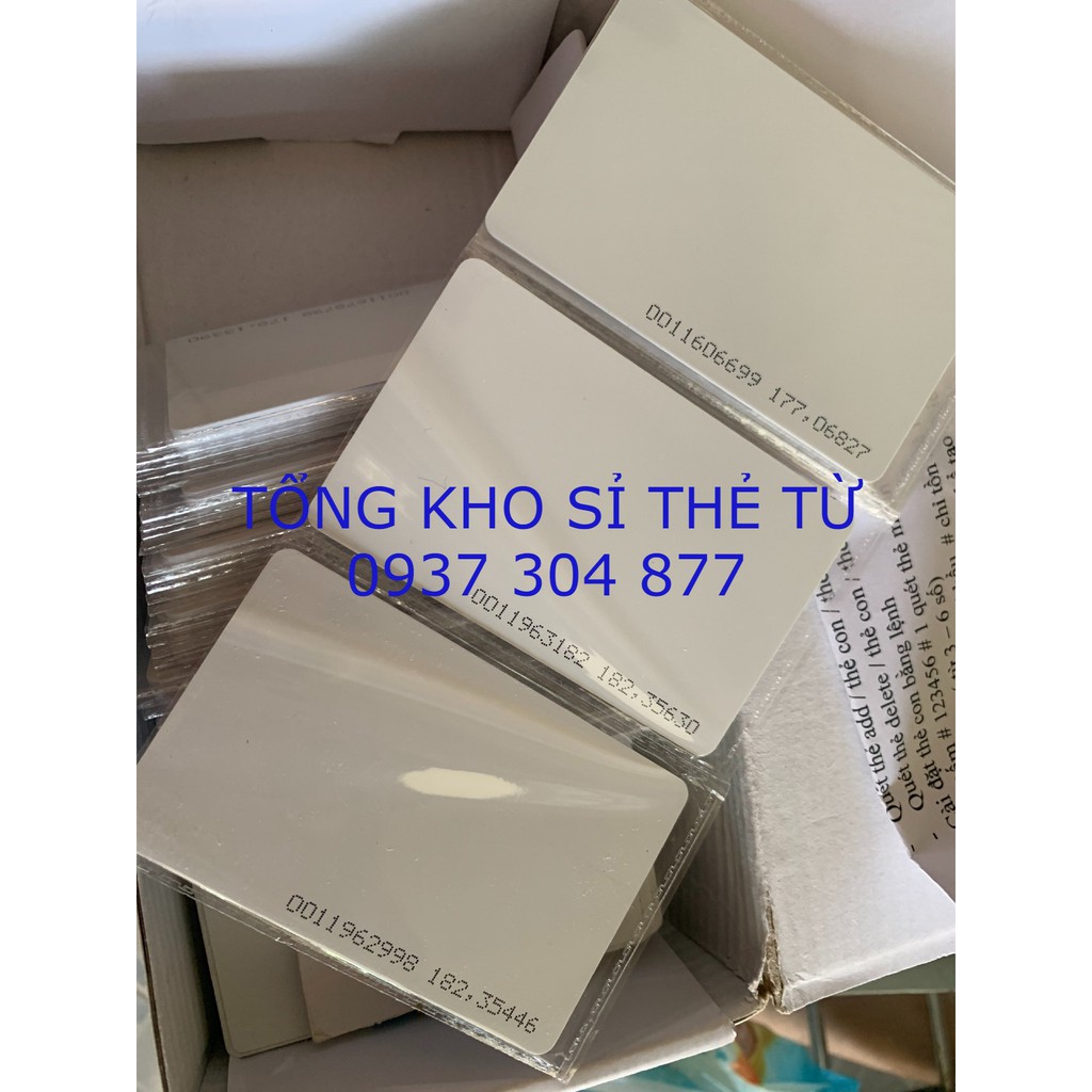 COMBO 10 THẺ TỪ RFID 125Khz, 13,56Mhz