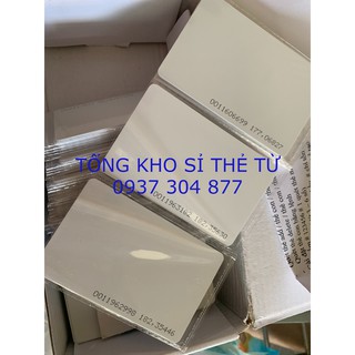 COMBO 10 THẺ TỪ RFID 125Khz, 13,56Mhz (  dùng làm thẻ nhân viên chấm công, kiểm soát thang máy ...)