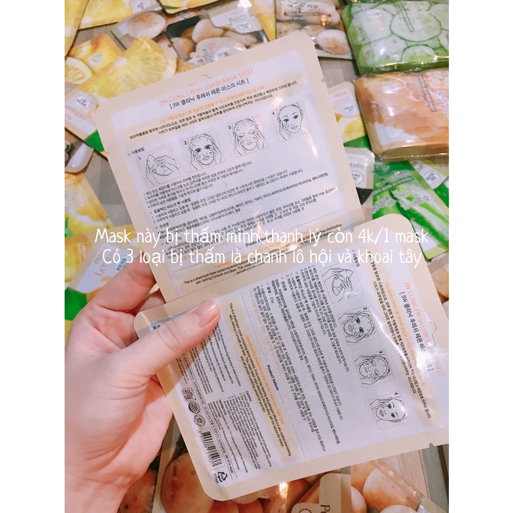 Mặt Nạ Dưỡng Da 3W Clinic Mask Sheet