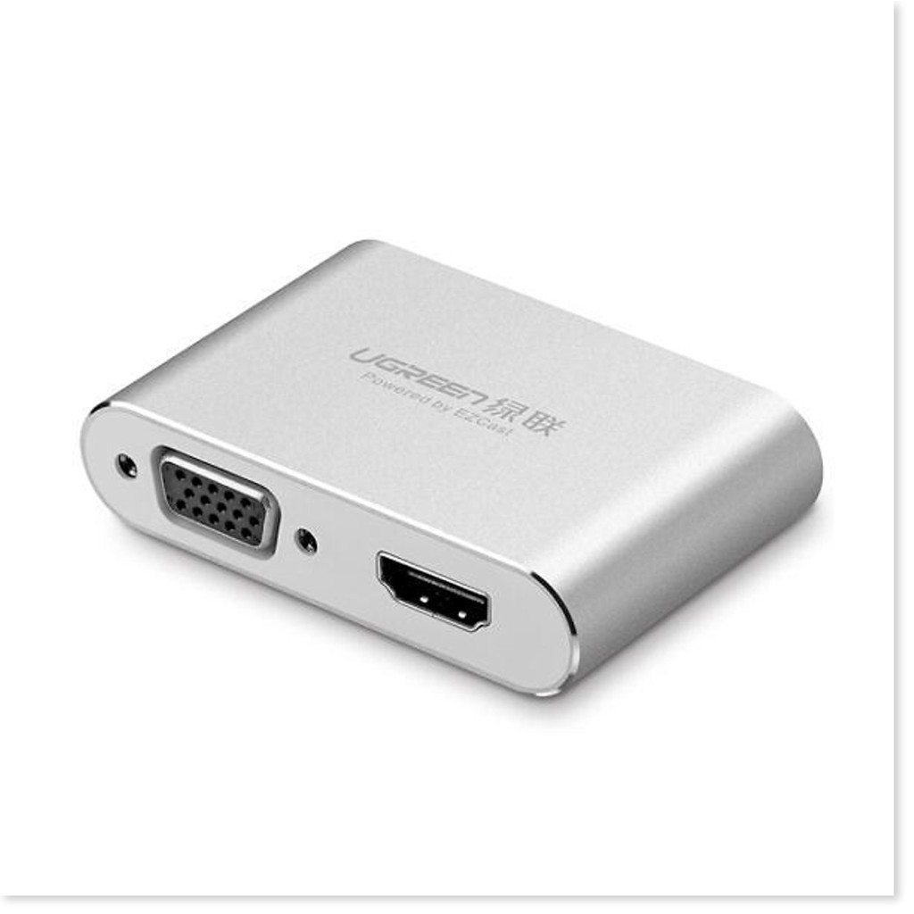 Bộ chuyển đổi cổng Lightning to HDMI + VGA cho iPhone, iPad Ugreen UG-30522 - Hàng chính hãng