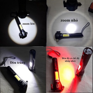Đèn pin cứu hộ T6 đa chức năng