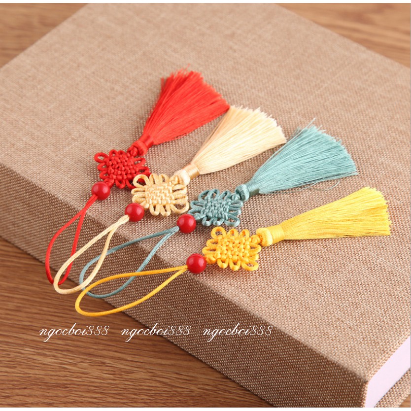 Đồng Tâm Kết Mini Trang Trí Nhiều Màu