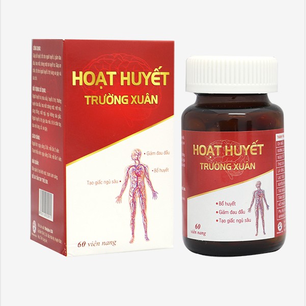 HOẠT HUYẾT TRƯỜNG XUÂN – Hỗ trợ bổ huyết, giảm đau đầu, chóng mặt, giúp an thần