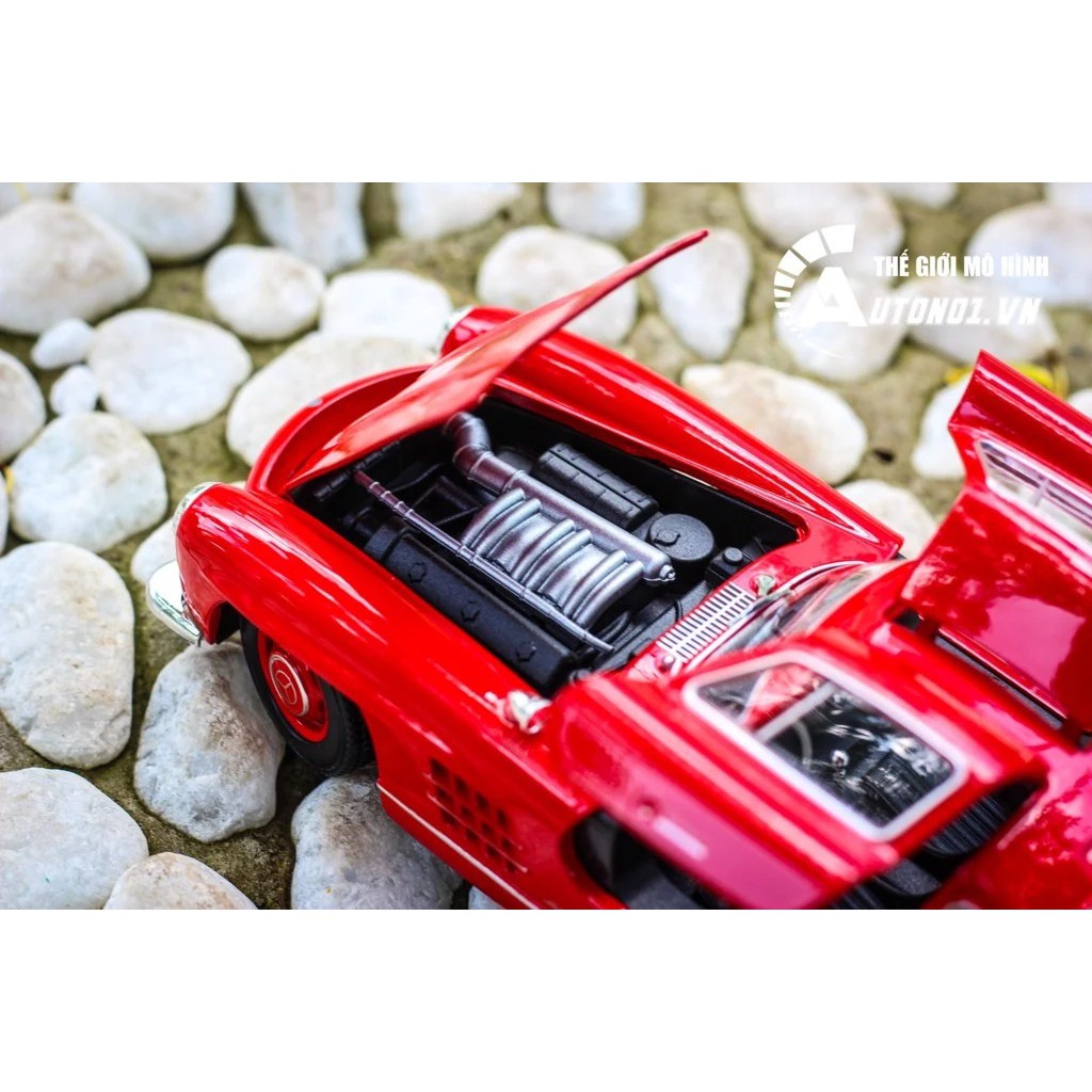 MÔ HÌNH MERCEDES BENZ 300 SL 1954 RED 1:24 WELLY 7021