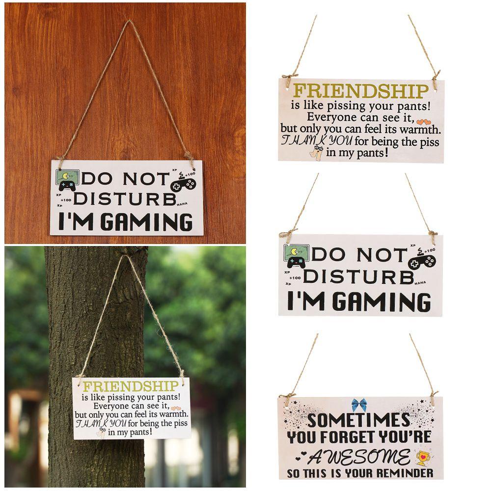 FOREVER Bảng Gỗ In Chữ Vui Nhộn Trang Trí Phòng Ngủ Cho Bé Trai Gái