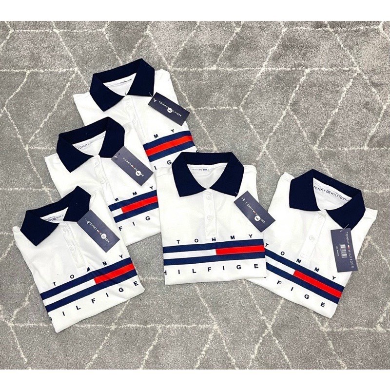 Áo PoLo Nam Nữ Phối Đen Đỏ Tinh Tế, Áo Phông POLO Unisex Thoáng Mát Hàng Loại 1