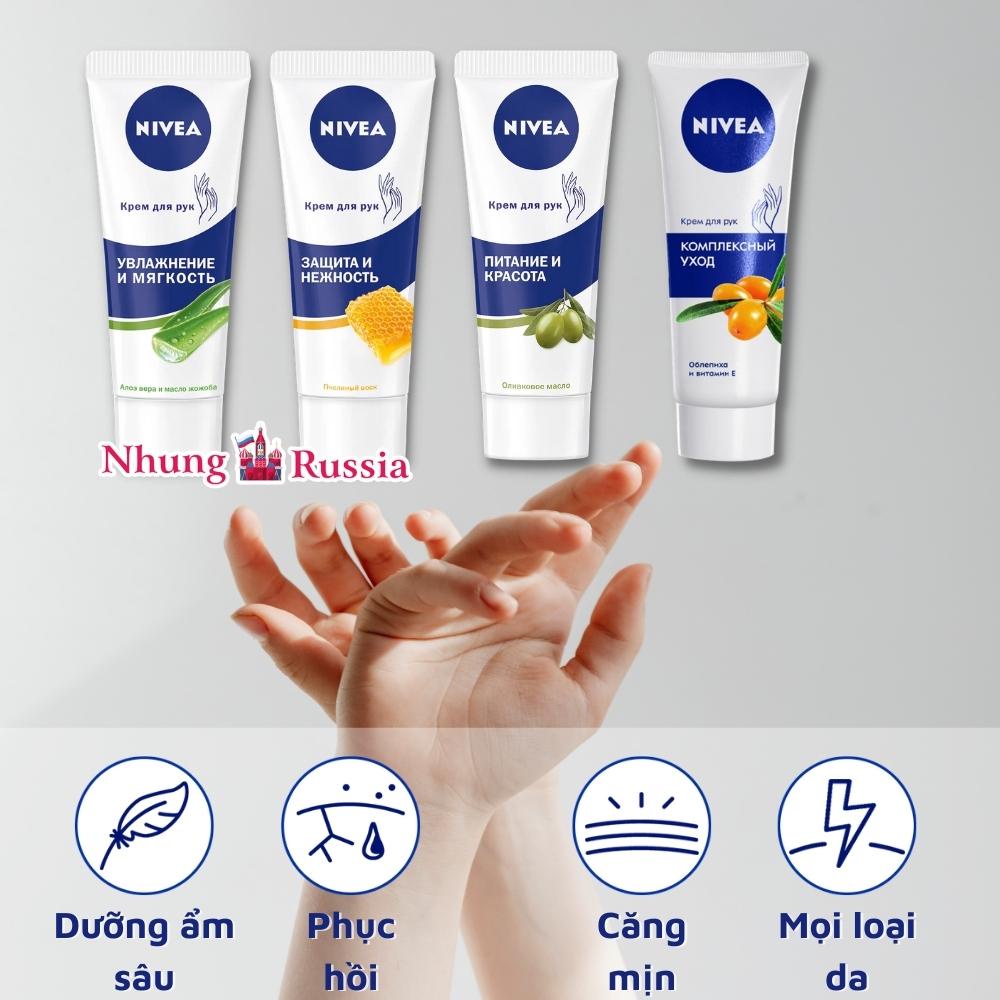 Kem tay Nivea 75ml của Nga