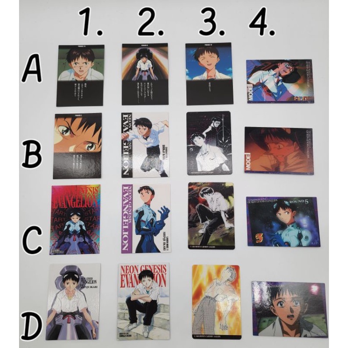 Thẻ bài giấy Neon Genesis Evangelion, Bandai 03