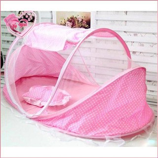 Mùng chụp có nệm cho bé