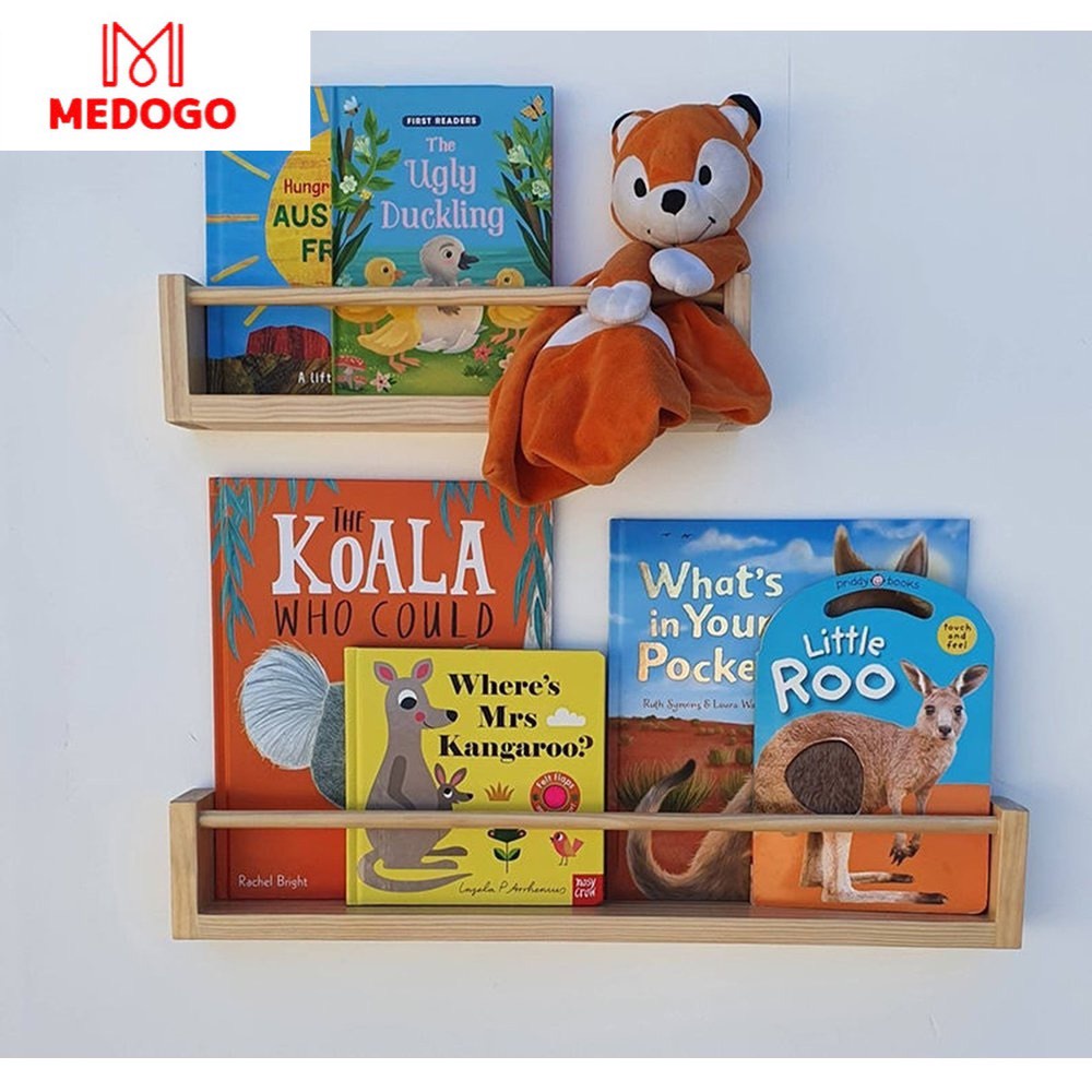 Kệ gỗ MEDOGO chữ U loại 1 đựng đồ đa năng, kệ trang trí