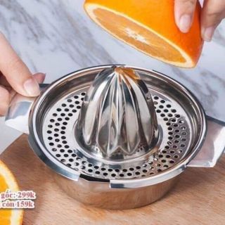 Dụng cụ vắt cam inox có tay cầm