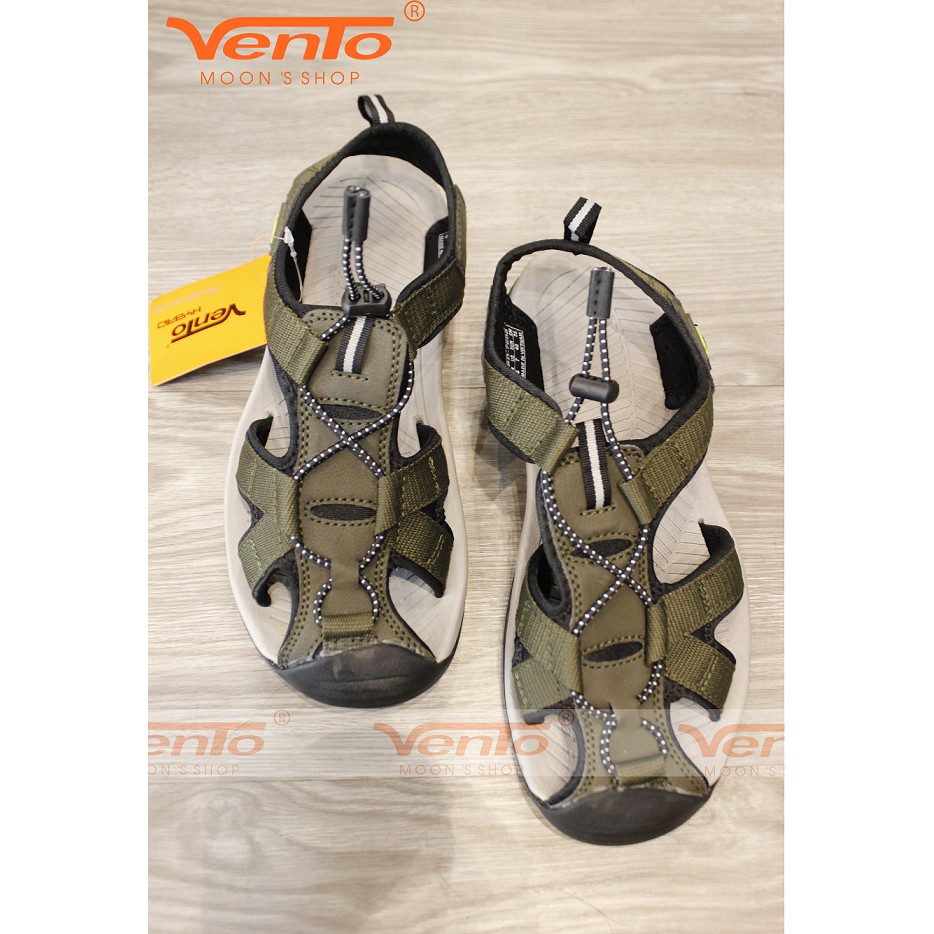 Sandal Vento Nam Bít Mũi Dã Ngoại SD7606 Màu Kaki