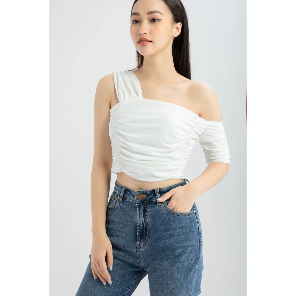 Áo thun nữ cách điệu IVY moda MS 57B8569