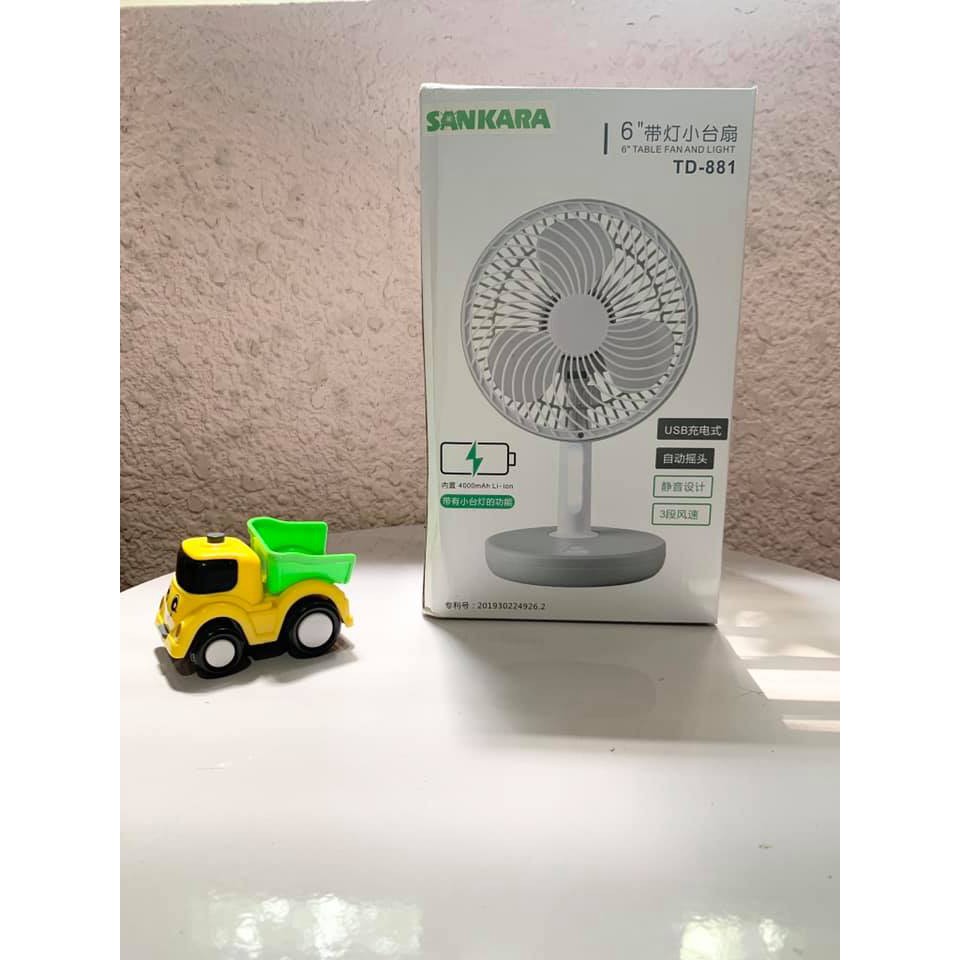 QUẠT TÍCH ĐIỆN SANKARA TD- 881 CÓ QUAY ĐẢO GIÓ | BigBuy360 - bigbuy360.vn