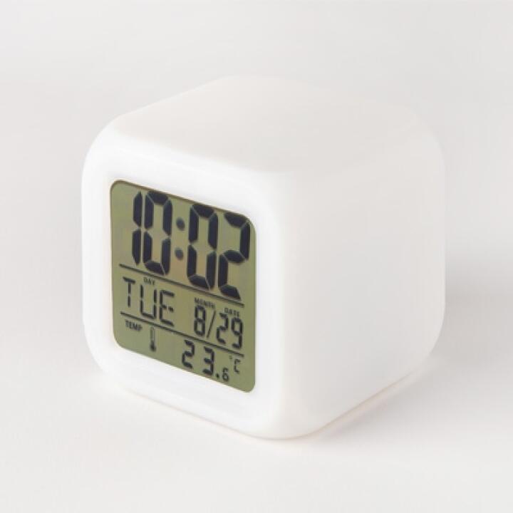 Đồng Hồ Để Bàn Mini ARTBOX Hàn Quốc Xem Ngày Tháng Màu Trắng