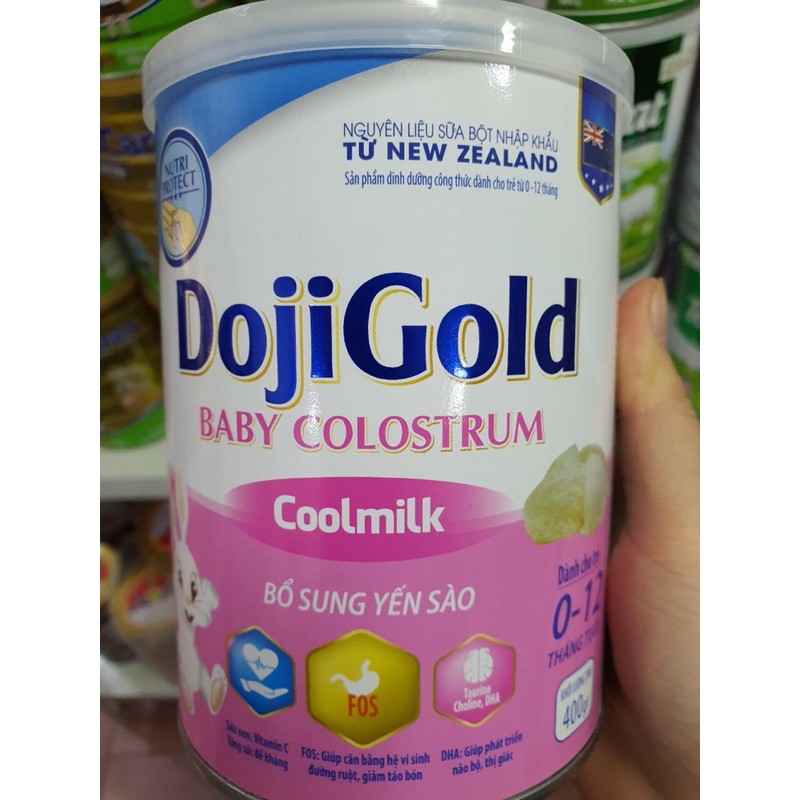 sữa dojigold baby colostrum 900g bổ sung yến sào