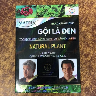 1 gói gội là đen Matrix 25ml