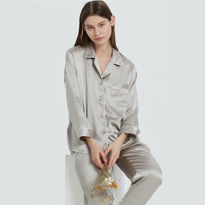 Pajamas Đồ Ngủ Mặc Nhà Lụa Mềm Mịn FreeSize AMANTA AMTPY009