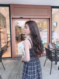 Combo nhieu Đầm caro 2 dây