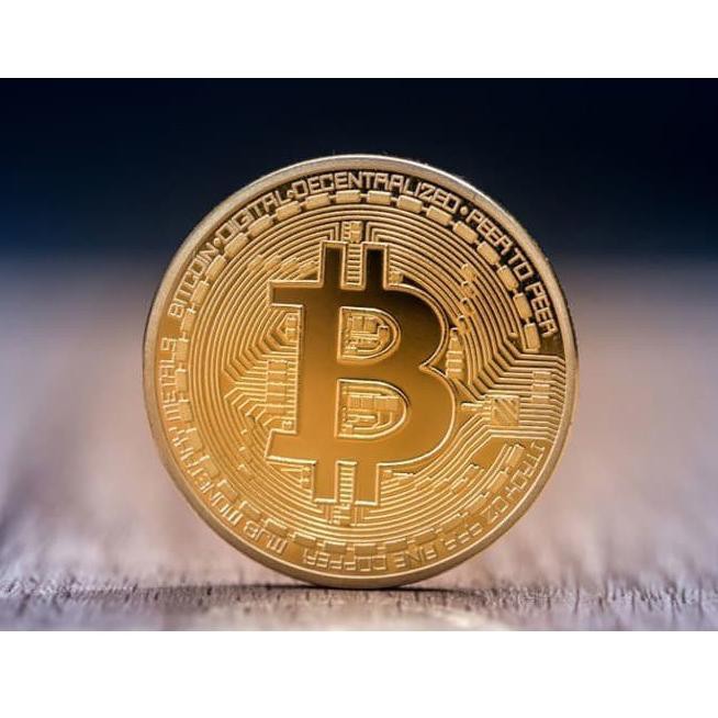 Đồng Xu Bitcoin Mạ Vàng 4.4