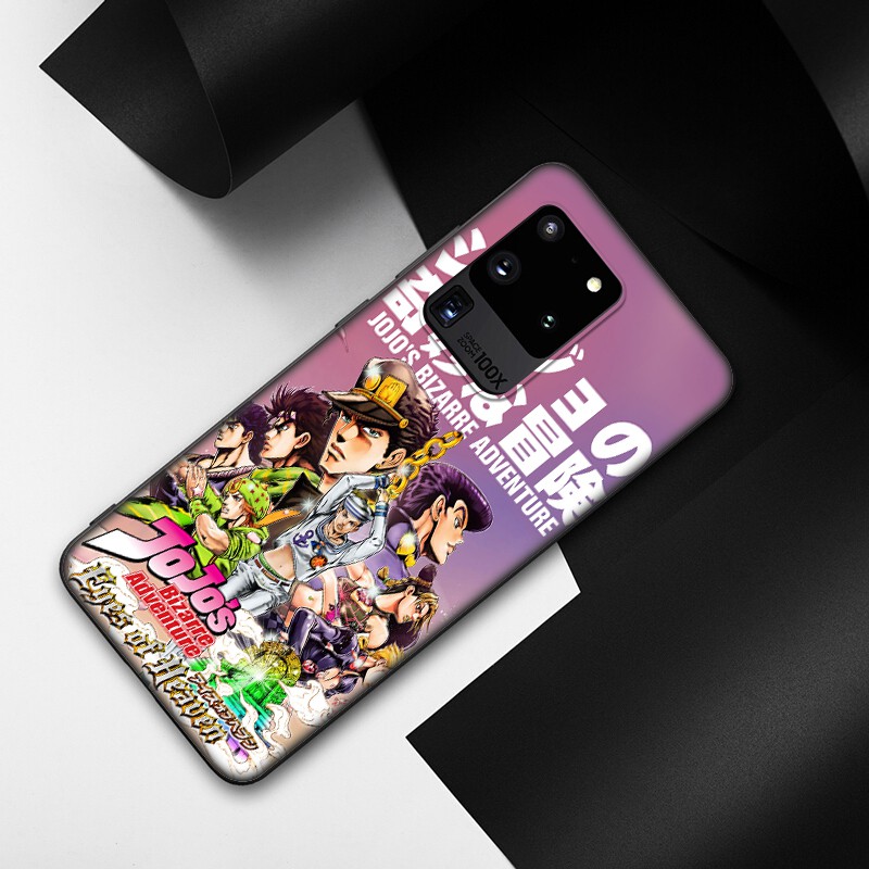 Samsung Galaxy S10 S9 S8 Plus S6 S7 Edge S10+ S9+ S8+ Casing Soft Case 49SF JoJo Bizarre Adventure Anime mobile phone case