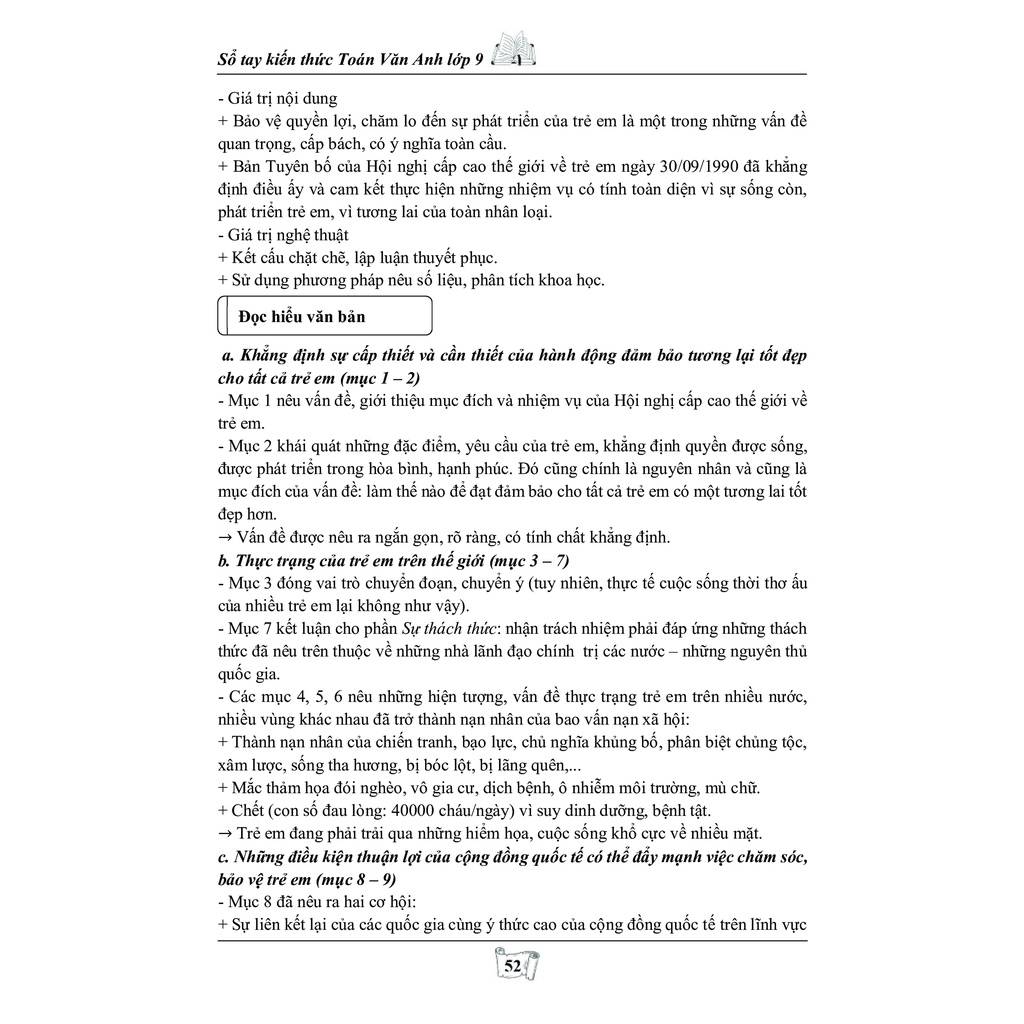 Sách- Sổ tay toán văn anh lớp 9