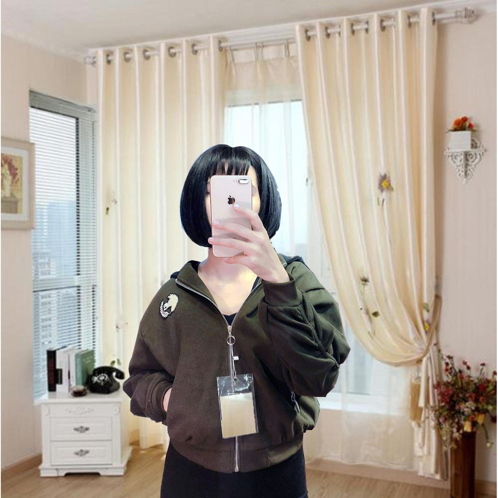 Bomber dạ có mũ (hàng Quảng Châu cao cấp)