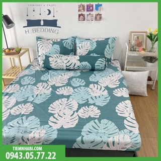 Ga trải giường cotton poly 1m6,1m8,drap giường hàn quốc,được chọn mẫu