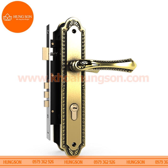 KHÓA TAY NẮM CỬA ĐI HỢP KIM HUY HOÀNG EX 8561