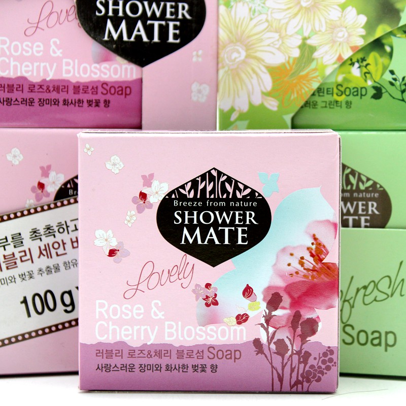 Xà bông dưỡng da Shower Mate Rose & cherry Blossom