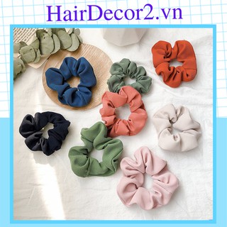 Dây buộc tóc bản to thời trang 2021 đơn giản cho trẻ em hairdecor