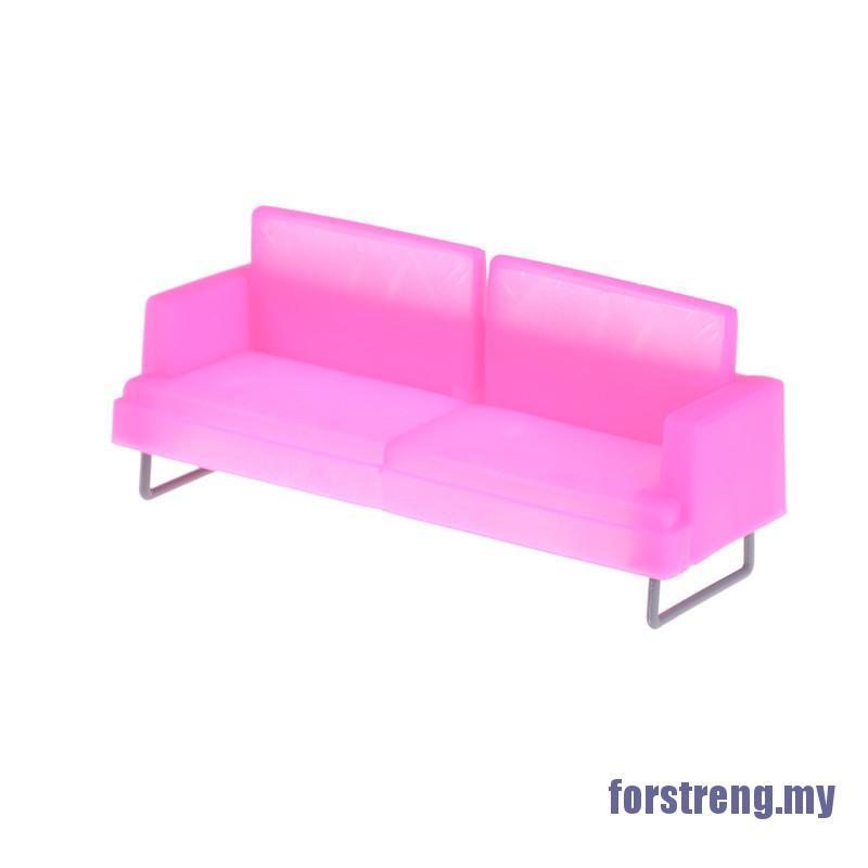 Ghế Sofa Bằng Nhựa Màu Hồng Thiết Kế Mới Cao Cấp Dành Cho Búp Bê