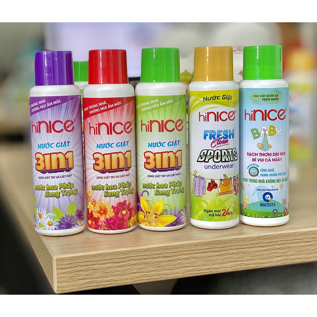 COMBO 5 chai Nước giặt MINI ngăn mùi ẩm mốc
