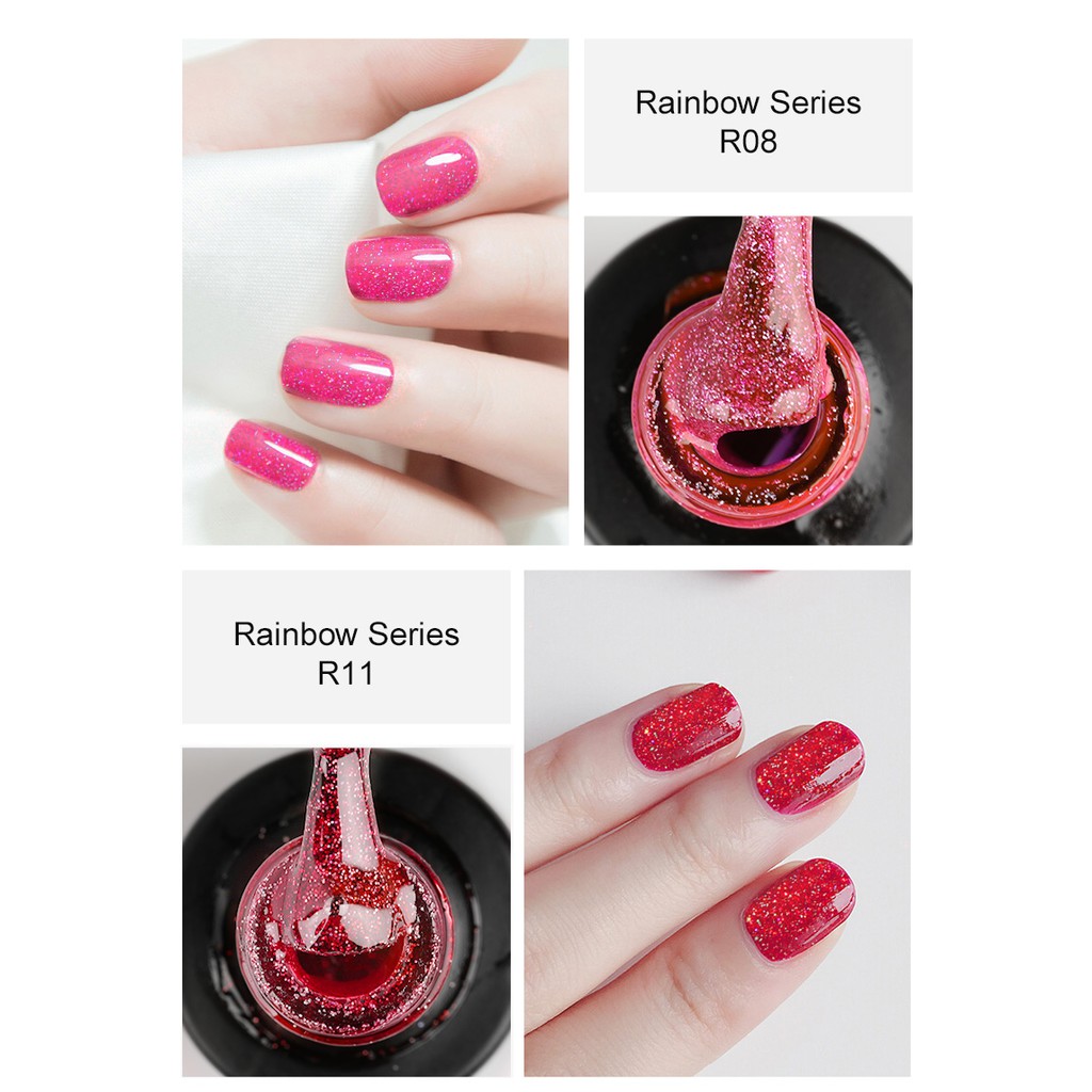 Lọ sơn móng tay ROSALIND R01-20 7ml nhiều màu lấp lánh
