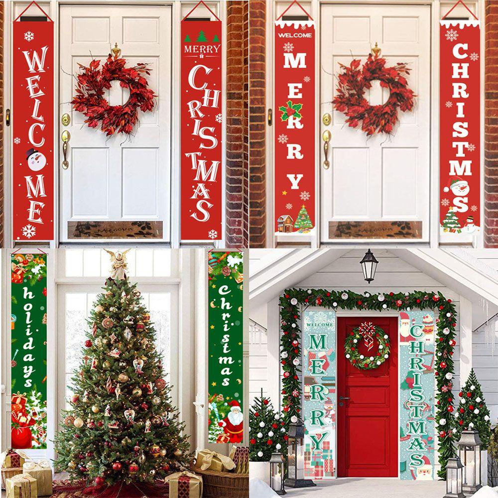 FOREVER Phụ Kiện Trang Trí Cửa Phong Cách Giáng Sinh Độc Đáo