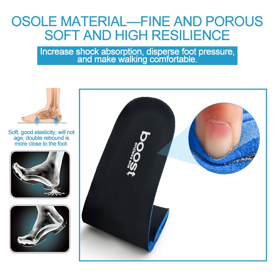 Miếng Lót Giày Mềm Mại Chống Trượt Thấm Hút Mồ Hôi Thoáng Khí