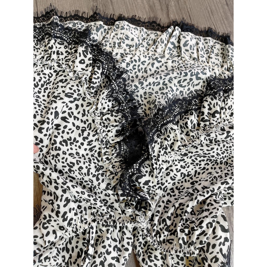 Set Đồ Ngủ Hai Dây Beo Phối Ren Sexy <freeship> dưới 65kg, có mút ngực, vải mềm, mát,đồ bộ mặc ngủ | BigBuy360 - bigbuy360.vn