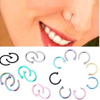 1 Khuyên Mũi Mini Dạng Chữ C Bằng Thép Không Gỉ
