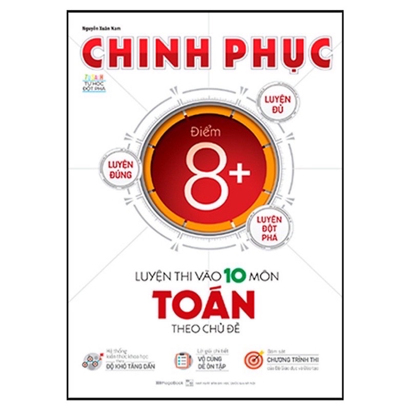 Sách - (Combo 3 cuốn) Chinh Phục Luyện Thi Vào Lớp 10 Môn Toán - Văn - tiếng Anh (Theo chủ đề)