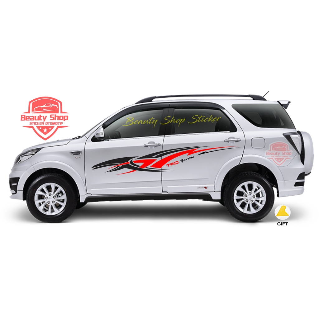Trd sportivo Hình Dán Trang Trí Xe Hơi toyota rush daihatsu terios Toàn Diện Mới / Cũ