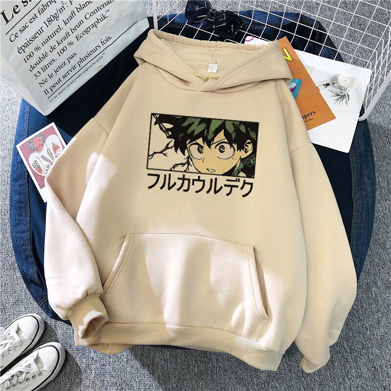 Áo Hoodie Unisex In Hình Anime Bakugou Katsuki Boku My Hero Academia