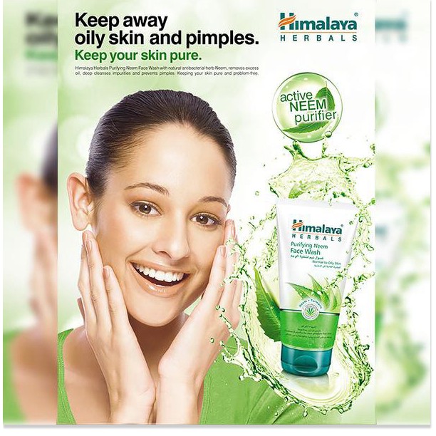 [Mã giảm giá mỹ phẩm chính hãng] Sữa rửa mặt giảm mụn Himalaya Purifying Neem Face Wash