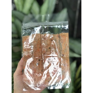 Bánh tráng dẻo tôm cuốn hành phi