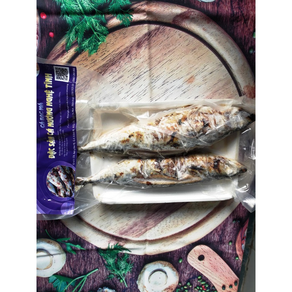 Cá Bạc Má Nướng Đặc Sản Nghệ Tĩnh - Bịch 2 Cá~500Gram [Khang Hưng FOOD]